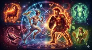 Mercury and Mars for Each Other’s Ascendant Signs. Aries, Gemini, Virgo and Scorpio