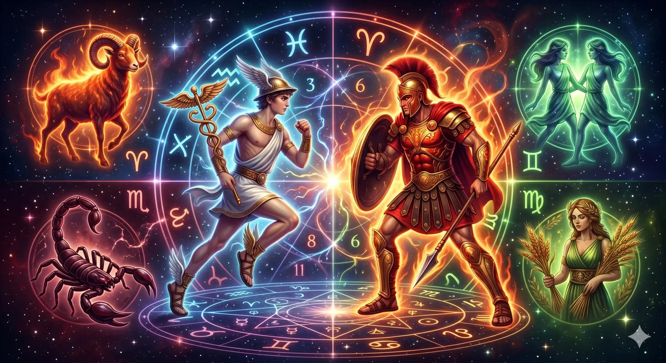 Mercury & Mars for Aries, Gemini, Virgo & Scorpio